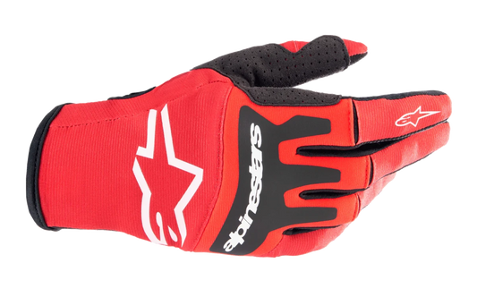 ALPINESTARS TECHSTAR MARS GLOVES RED BLACK