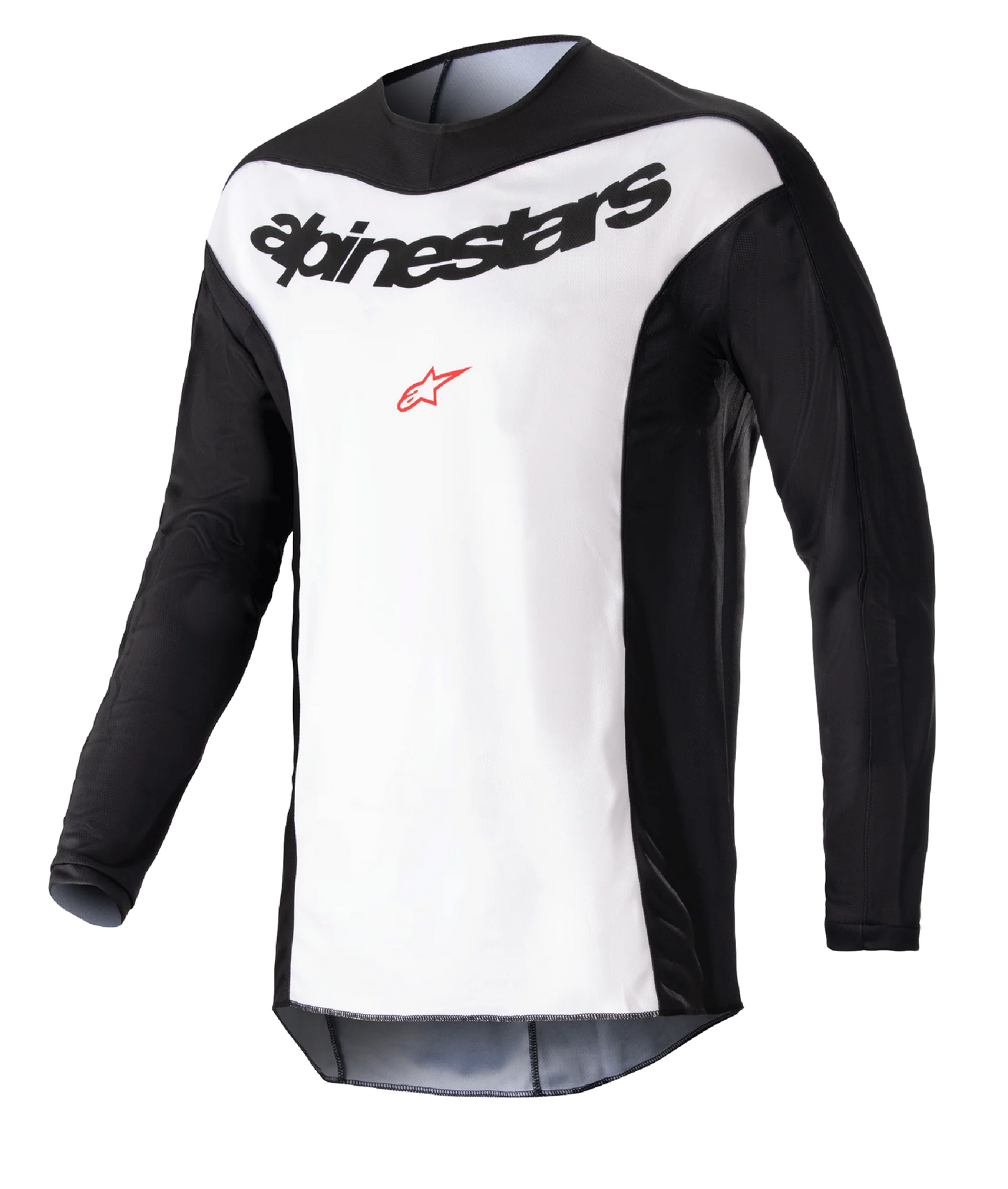 JERSEY ALPINESTARS FLUID LURV BLACK WHITE