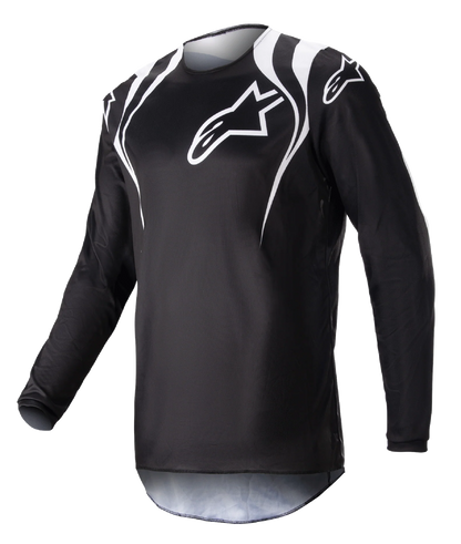 JERSEY ALPINESTARS FLUID NARIN BLACK WHITE